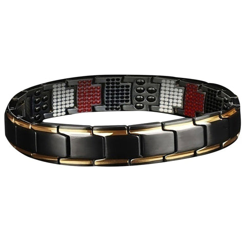 HEALTHSTYLE- Titanium Steel Bracelet - Magnetic Weight Loss Bracelet, Pain Relief Fashionable Bracelet - Blood Pressure Controller Bracelet for Men & Boys