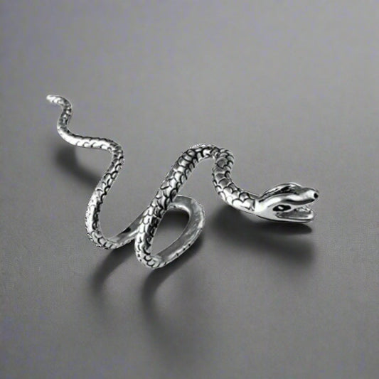 SNAKE TWIST - Alloy Adjustable Ear Cuff for Men & Boys