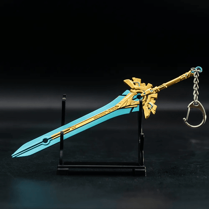 PRIDE SWORD - Genshin Impact Anime Keychain | Game Xiao Cosplay Alloy Weapon Keychain for Men & Boy