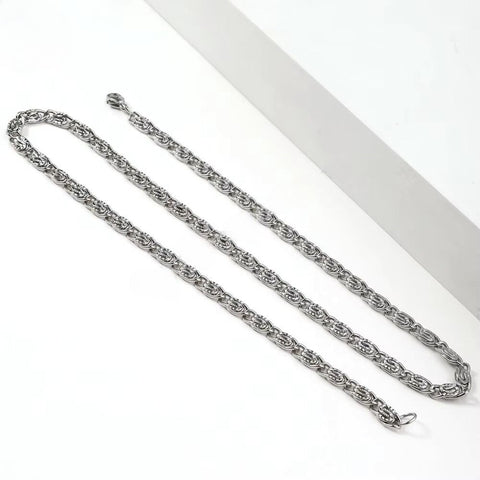 SCULPT LOOP - 5mm Chain Pure Stainless Steel 23inch for Men & Boys