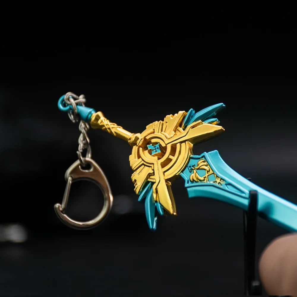 SKYBLADE - Genshin Impact Anime Keychain | Game Xiao Cosplay Alloy Weapon Keychain for Men & Boy