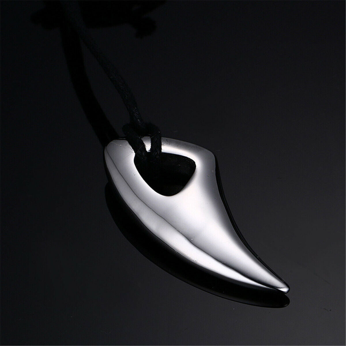 SPIKE EDGE - Titanium Steel Pendant with Adjustable Rope Chain for Men & Boys