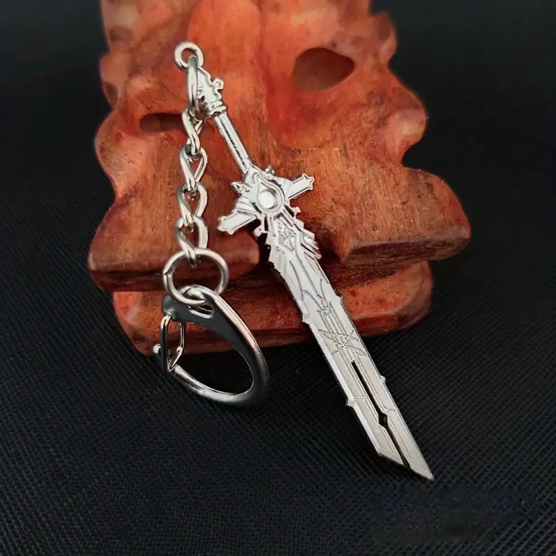 FINAL FANTASY WEAPON - Genshin Impact Anime Keychain | Game Xiao Cosplay Alloy Weapon Keychain for Men & Boy