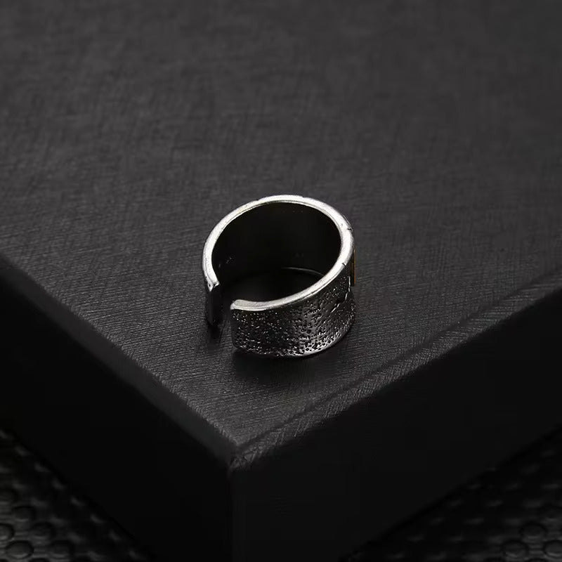 HORUS EYE OF GOD - Copper Adjustable Ring for Men and Boys