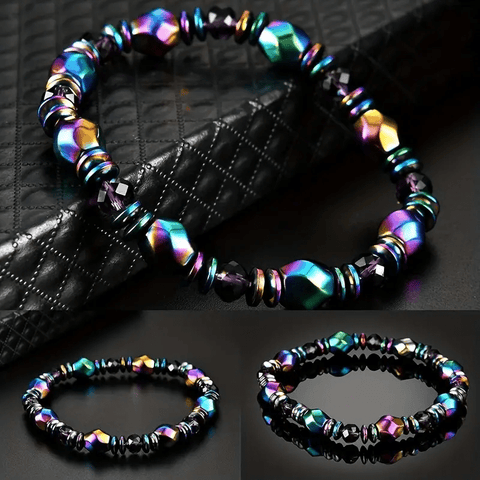 SPECTRA MULTICOLOR  - Beads Bracelet with Natural Stone - 