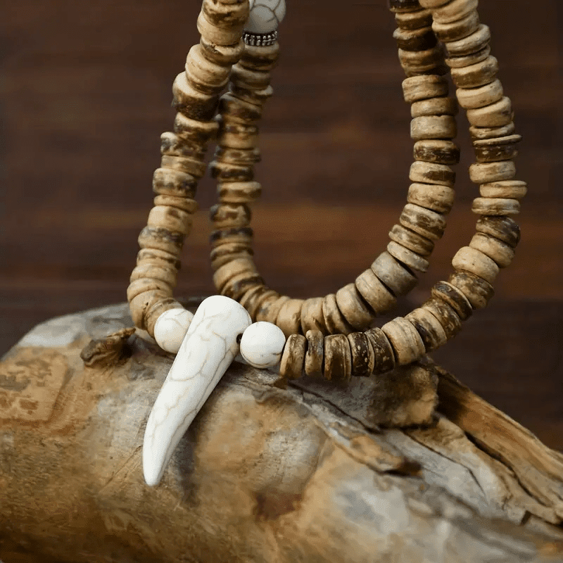 Tribal Necklace w/Eye Black Onyx – Caravan Maya