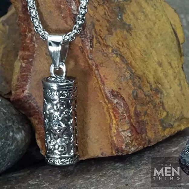 Sterling Silver Pendant | Fisherman Pendant 24 inch