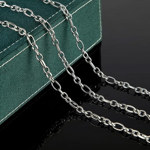 VALENRO - 7mm Chain Pure Stainless Steel 23inch for Men & Boys