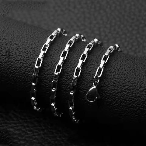 ELEXON - 4mm Chain Pure Stainless Steel 23inch for Men & Boys