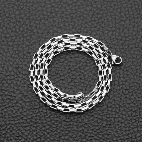 ELEXON - 4mm Chain Pure Stainless Steel 23inch for Men & Boys