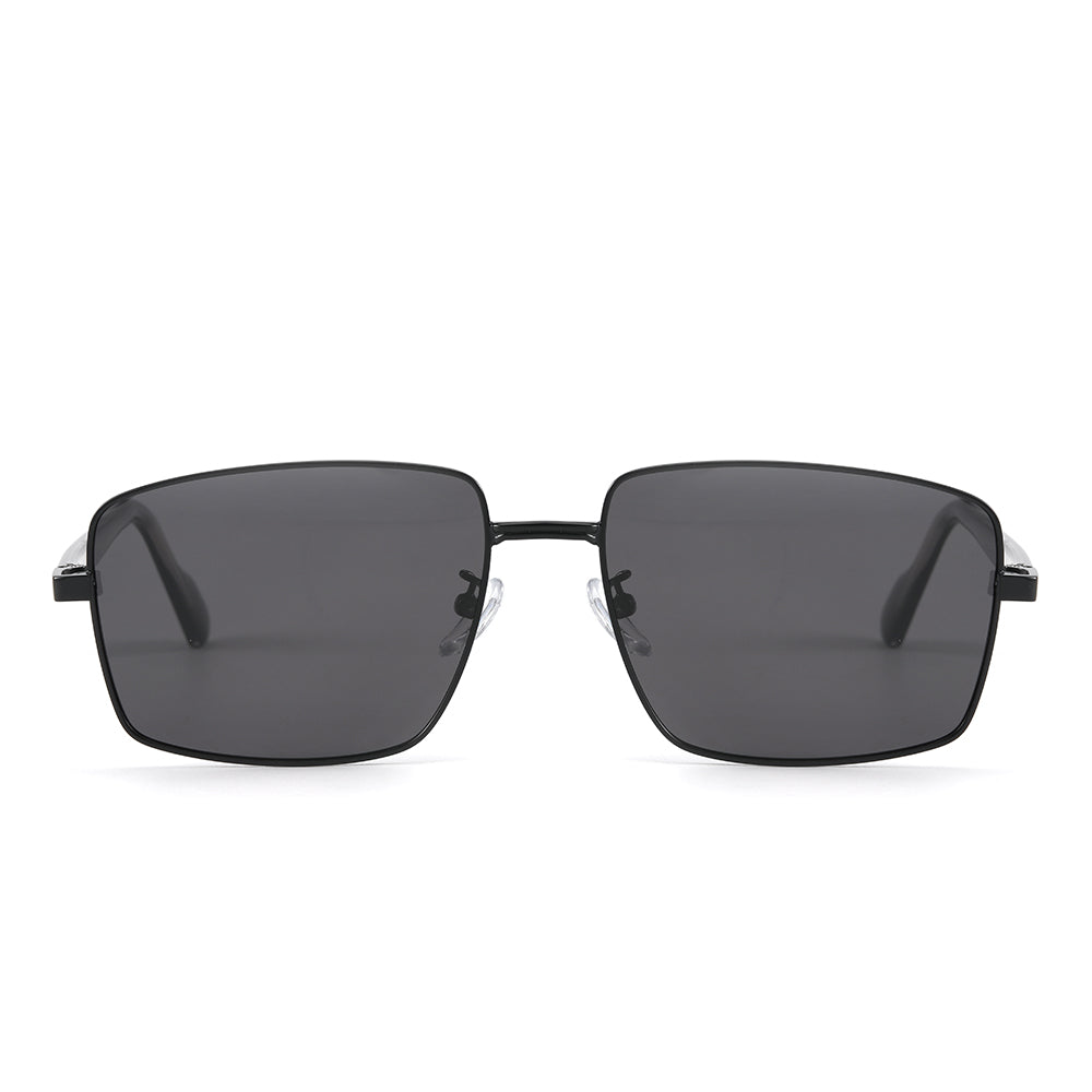 J3305 - PHANTOM SHADE - HD Polarised Sunglasses for Men - UV400 Protection, Stainless Steel Frame - Black Lenses