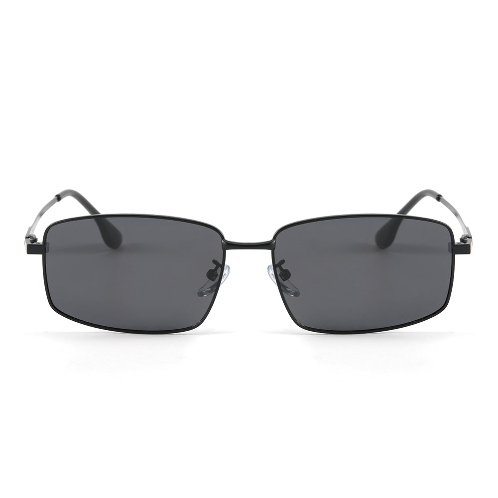 3295 - OBLIVION EDGE- HD Polarised Sunglasses for Men - UV400 Protection, Stainless Steel Frame - BLACK LENS