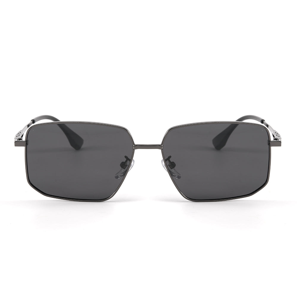 J3292 - OBLIVION SHADE - HD Polarised Sunglasses for Men - UV400 Protection, Stainless Steel Frame - Black Tinted