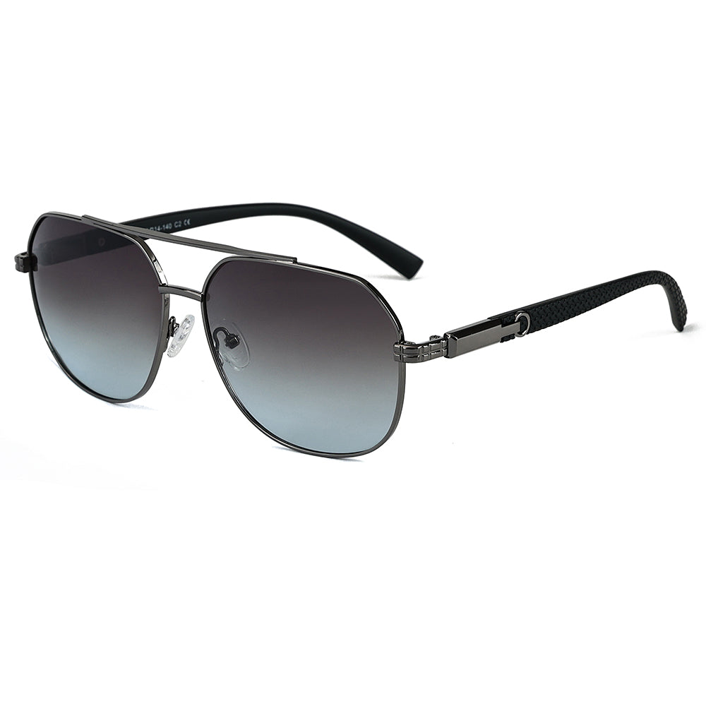 2150 TITAN EDGE -  Aviator Style - HD Polarised Sunglasses for Men - UV400 Protection, Stainless Steel Frame