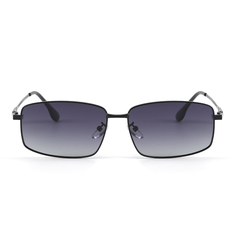 3295 - OBLIVION EDGE- HD Polarised Sunglasses for Men - UV400 Protection, Stainless Steel Frame - Gradient Grey