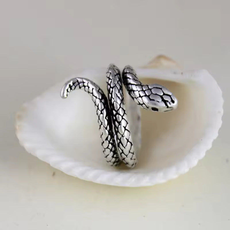 SERPENTINE Titanium Steel Ring for Men and Boys