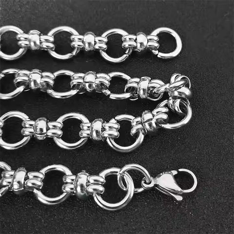 GRAVION - 11mm Chain Pure Stainless Steel 23inch for Men & Boys