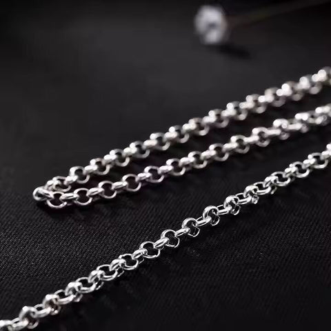 IMPERIAL KNOT - 7mm Chain Pure Stainless Steel 23inch for Men & Boys