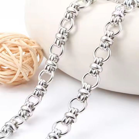 GRAVION - 11mm Chain Pure Stainless Steel 23inch for Men & Boys