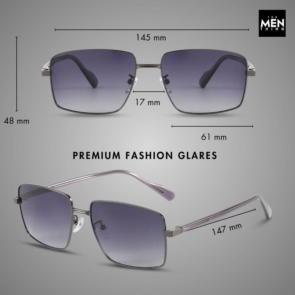 J3305 - PHANTOM SHADE - HD Polarised Sunglasses for Men - UV400 Protection, Stainless Steel Frame - Gradient Lenses