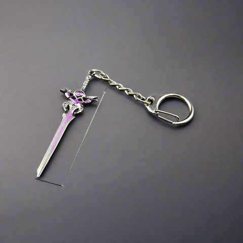 NIGHTSHADE - Genshin Impact Anime Keychain | Game Xiao Cosplay Alloy Weapon Keychain for Men & Boy