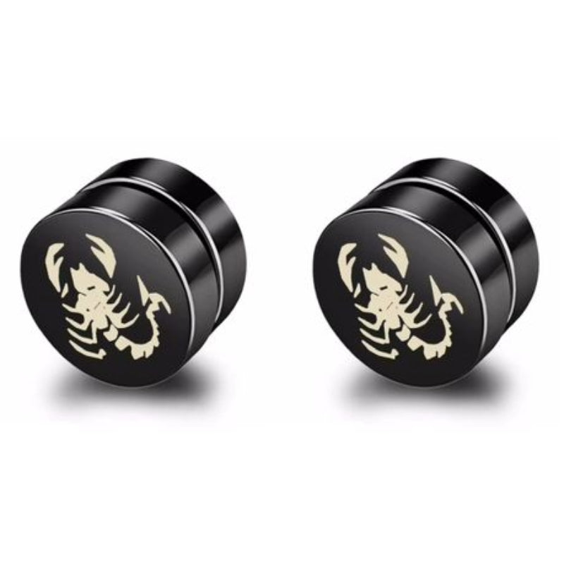 AERO STING - Magnetic Non-Piercing Pure Titanium Steel Studs Earrings for Men & Boys