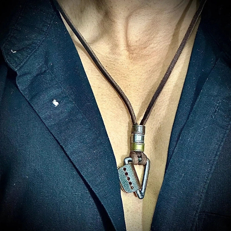 Long Mens Necklace, Surfer Cord Necklace, Unisex, Suede Leather Cord  Necklace, Australian Jewelry With Charm Metal NUT - Etsy | Leather corded  necklace, Suede cord necklace, Mens leather necklace