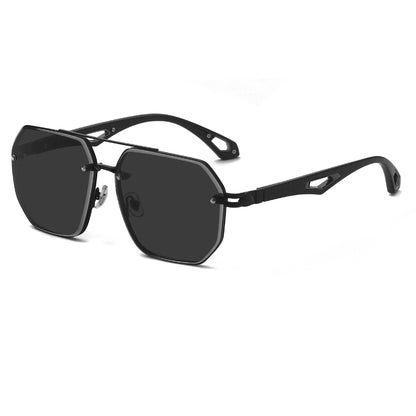 2101 AERO HEX HD Polarized Sunglasses for Men - UV400 Protection, Stainless Steel Frame