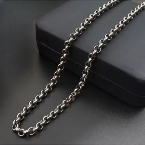 IMPERIAL KNOT - 7mm Chain Pure Stainless Steel 23inch for Men & Boys