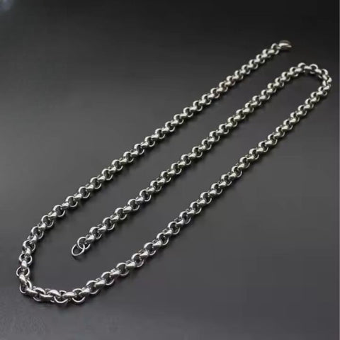 IMPERIAL KNOT - 7mm Chain Pure Stainless Steel 23inch for Men & Boys