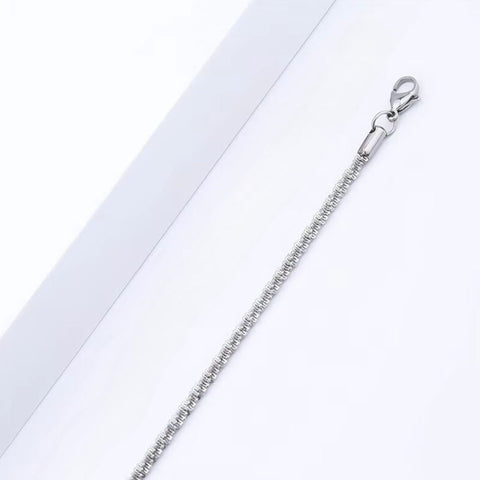 VELTRIX - 3mm Chain Pure Stainless Steel 21inch for Men & Boys