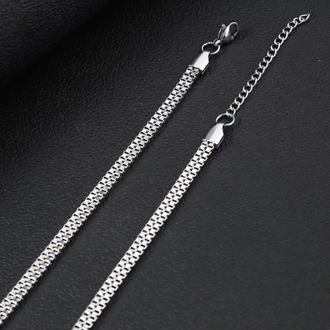 ERIX - 4mm Chain Pure Stainless Steel 19inch for Men & Boys