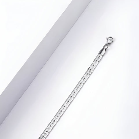ARGENTO - 5mm Chain Pure Stainless Steel 21inch for Men & Boys